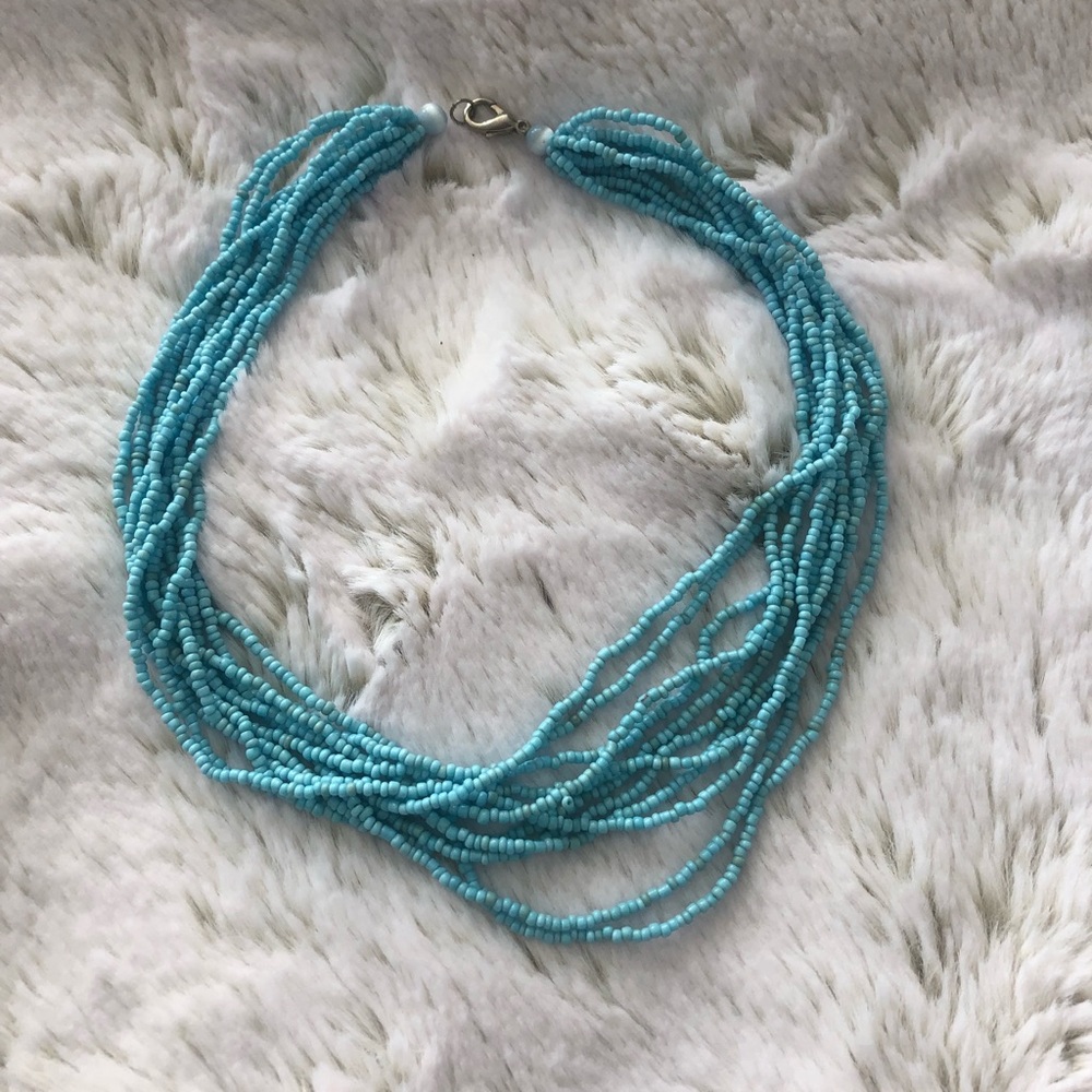 Baby Blue Layered Necklace